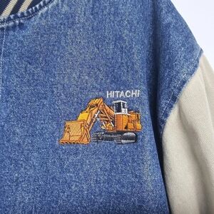 Hitachi Denim Jacket Hartwell Viasport Mens‎ XL Vintage Hong Kong